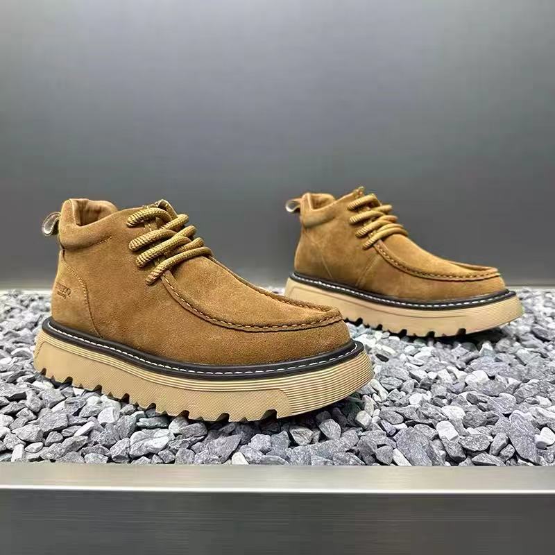 Sonbahar Kış Erkek Platform Bo - Street Fashion Men 2025 incelemesi ve fiyatı