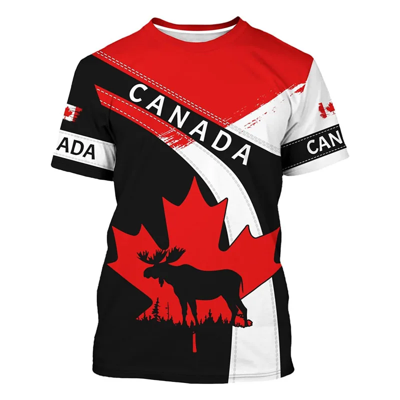 Moda Yeni Kanada T-shirt erkek - Street Fashion Canada incelemesi ve fiyatı