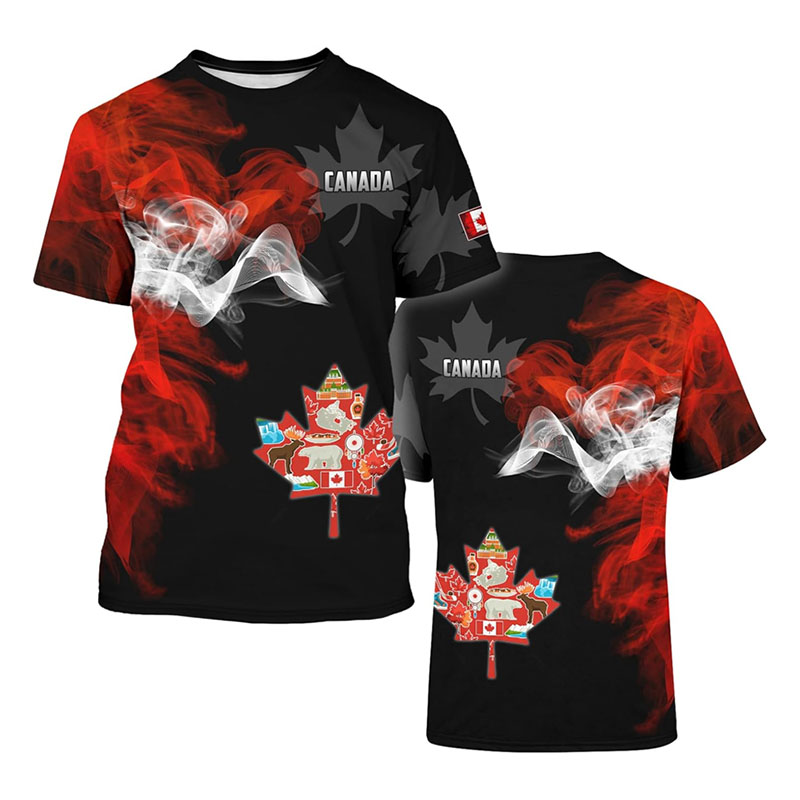 Moda Yeni Kanada T-shirt erkek - Street Fashion Canada incelemesi ve fiyatı