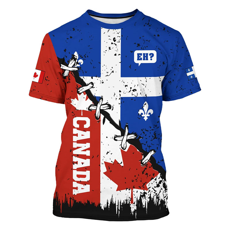 Moda Yeni Kanada T-shirt erkek - Street Fashion Canada incelemesi ve fiyatı