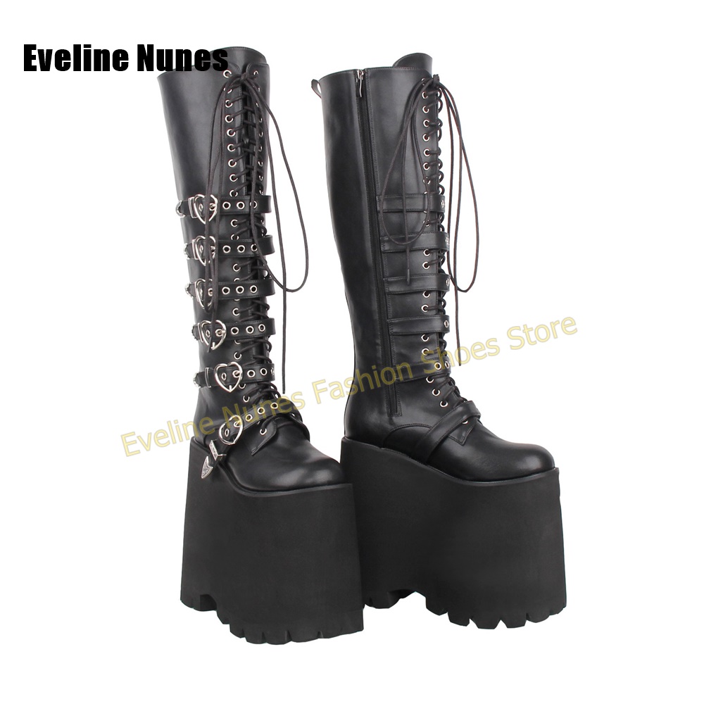 Y2K Gotik Lolita Uzun Platform - Street Fashion Y2K incelemesi ve fiyatı