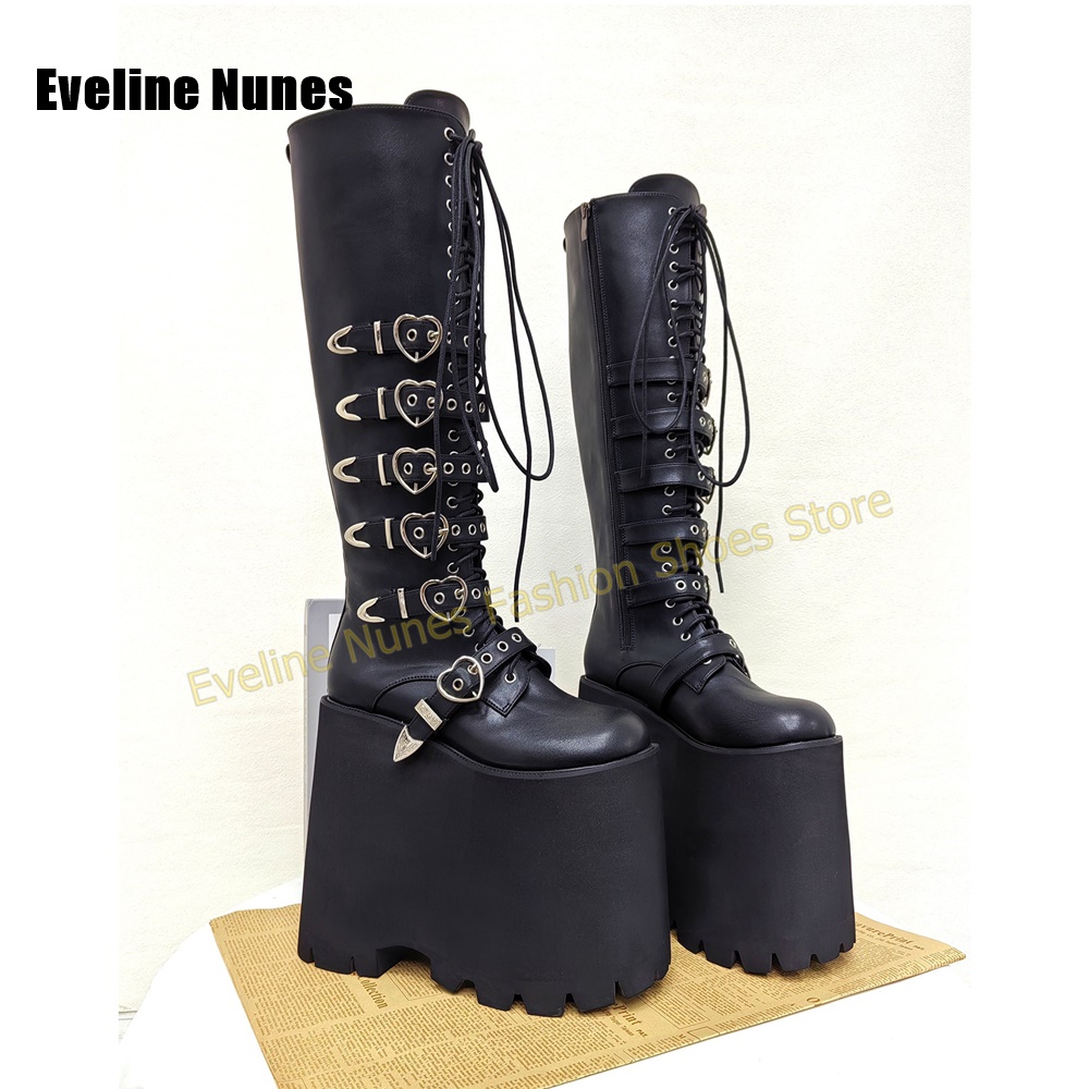 Y2K Gotik Lolita Uzun Platform - Street Fashion Y2K incelemesi ve fiyatı
