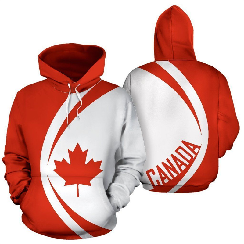 Kanada Hoodie Maple Leaf 3d ba - Street Fashion Canada incelemesi ve fiyatı