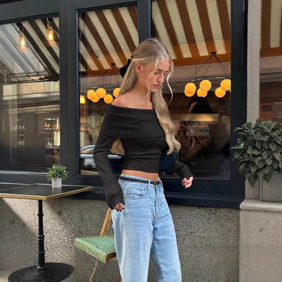 Sokak Modası Omuzları Açık Üst - Street Fashion Y2K incelemesi ve fiyatı