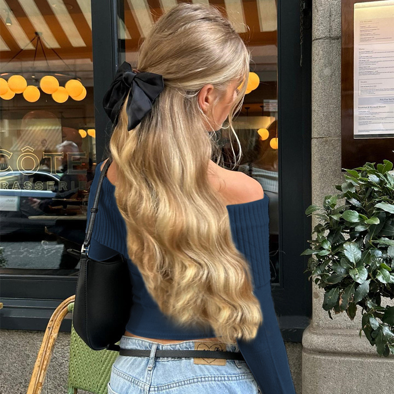 Sokak Modası Omuzları Açık Üst - Street Fashion Y2K incelemesi ve fiyatı