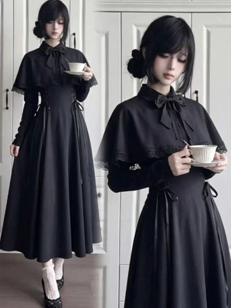 Kadın Siyah Gotik Lolita Midi  - Fashion Street Night incelemesi ve fiyatı