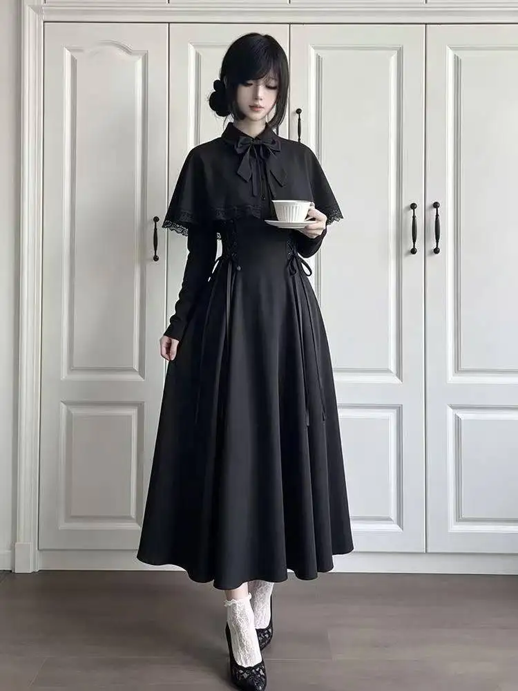 Kadın Siyah Gotik Lolita Midi  - Fashion Street Night incelemesi ve fiyatı