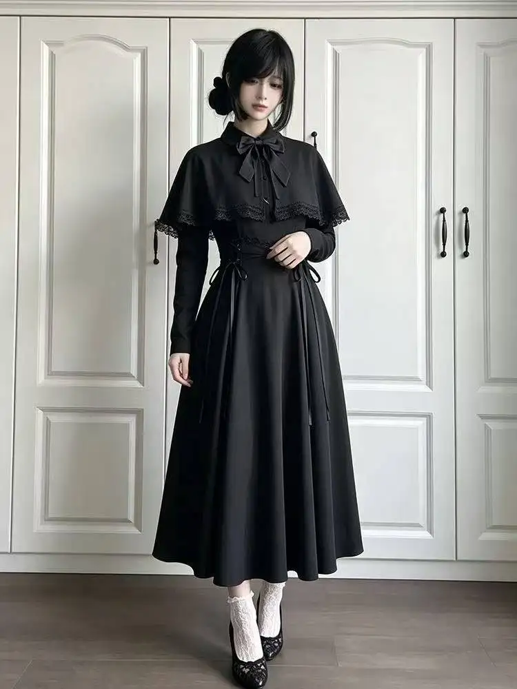 Kadın Siyah Gotik Lolita Midi  - Fashion Street Night incelemesi ve fiyatı