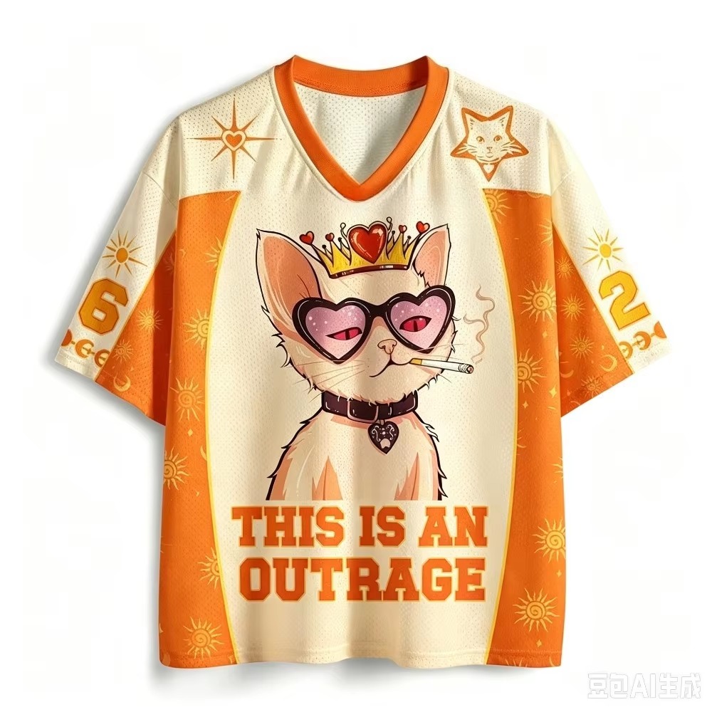 Kraliçe Kedi Desenli 3D Baskıl - Queen Street Fashion incelemesi ve fiyatı