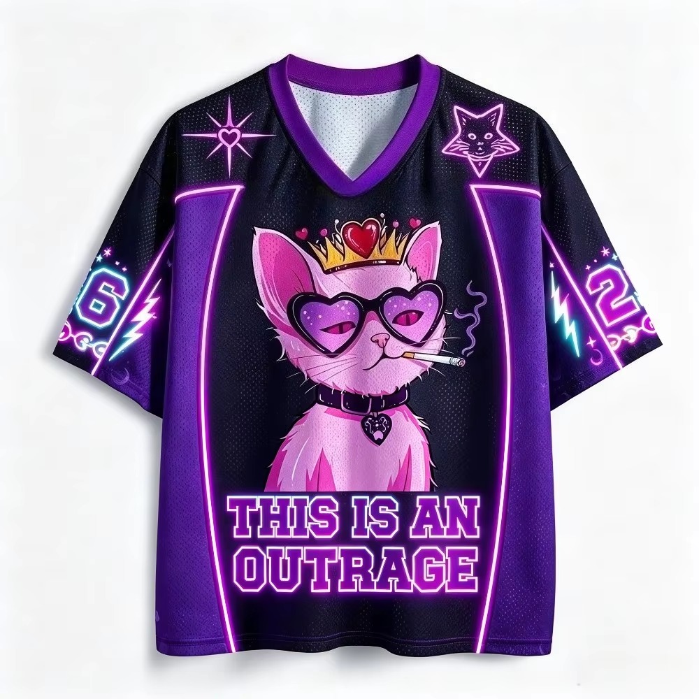 Kraliçe Kedi Desenli 3D Baskıl - Queen Street Fashion incelemesi ve fiyatı
